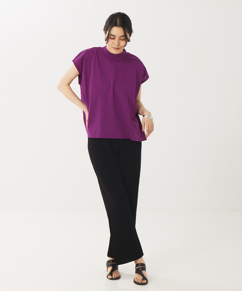 abahouse mavie（アバハウスマヴィ）の「ストライプニットパンツ（その他パンツ・レディース・ブラック/チャコールグレー/アイボリー・フリー）」の19枚目の写真