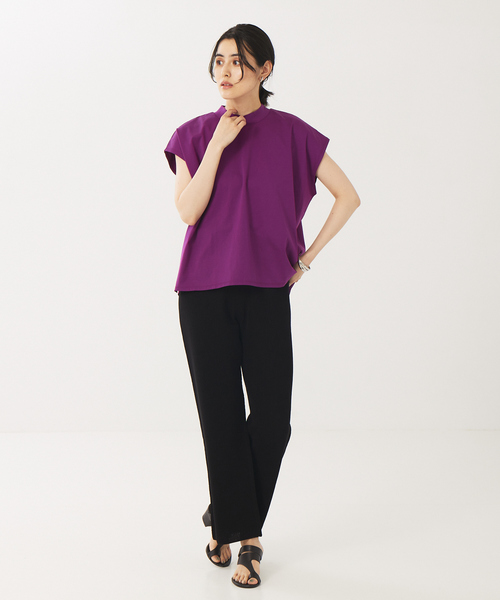 abahouse mavie（アバハウスマヴィ）の「ストライプニットパンツ（その他パンツ・レディース・ブラック/チャコールグレー/アイボリー・フリー）」の20枚目の写真