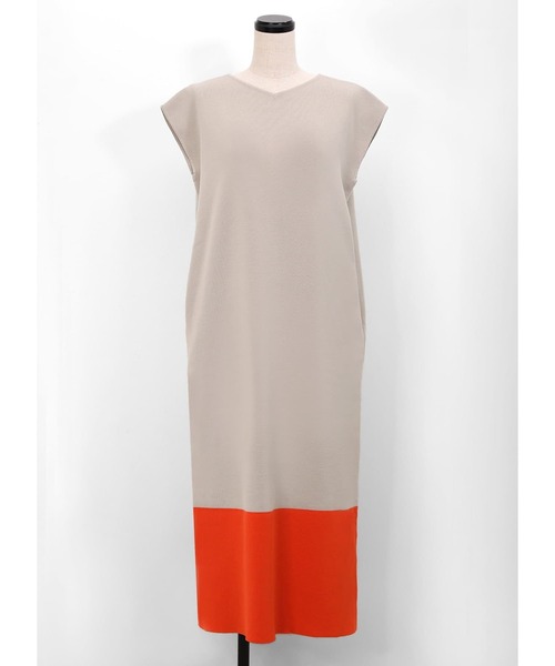 【LUXE】ソウバリ裾カラー切替ワンピース