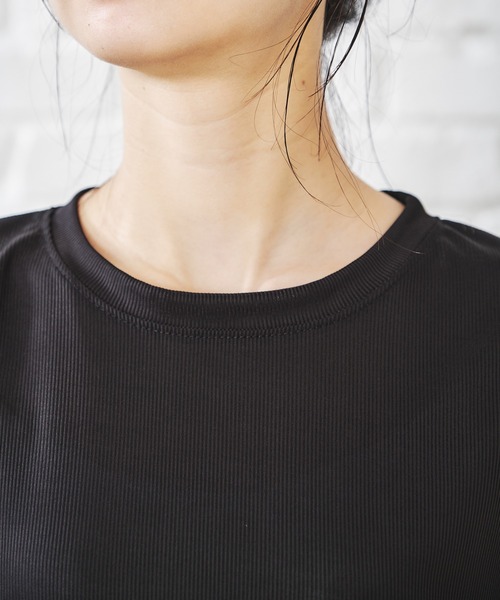 acro(アクロ)の「配色メローリラクシングルームウェア/AC1454(ルームウェア/パジャマ・レディース・ブラック/グリーン/グレー/ピンク/パープル/ホワイト/イエロー・フリ-)」の8枚目の写真