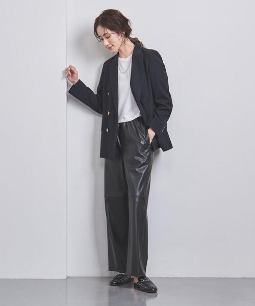美品 23AW UNITED ARROWS ユナイテッドアローズ フェザーヤーンブラウス 1511-162-2233 ネイビー レディース 古着 中古 UNITED ARROWS - 美品 23AW UNITED ARROWS ユナイテッドアローズ