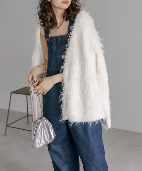 mystic(ミスティック)の「シャーリングミニショルダーBAG(ショルダーバッグ・レディース・ホワイト/シルバー/ゴールド/ブラック・ONE SIZE)」の16枚目の写真