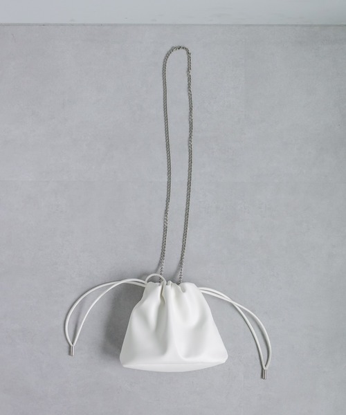 mystic(ミスティック)の「シャーリングミニショルダーBAG(ショルダーバッグ・レディース・ホワイト/シルバー/ゴールド/ブラック・ONE SIZE)」の22枚目の写真