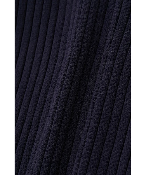 MOUSSY（マウジー）の「STAND NECK ZIP UP RIB ニット（ニット