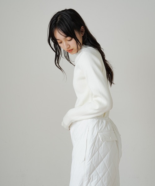 earthy（アーシー）の「【earthy_】サムズアップニット（ニット/セーター・レディース・ブラック/オフホワイト/ブルー・FREE）」の9枚目の写真