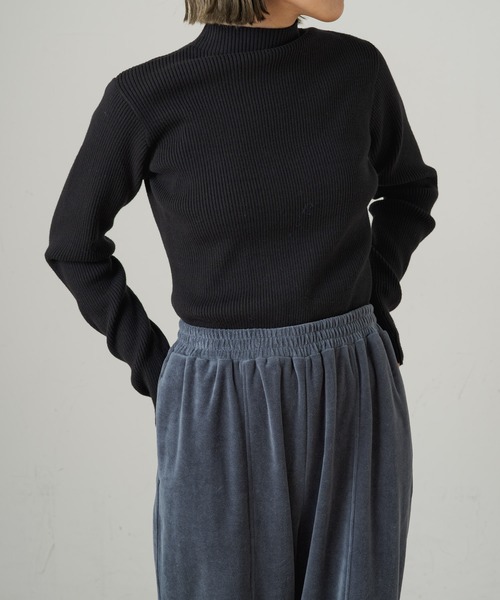 earthy（アーシー）の「【earthy_】サムズアップニット（ニット/セーター・レディース・ブラック/オフホワイト/ブルー・FREE）」の14枚目の写真