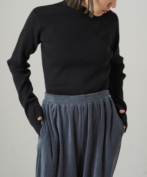 earthy（アーシー）の「【earthy_】サムズアップニット（ニット/セーター・レディース・ブラック/オフホワイト/ブルー・FREE）」の15枚目の写真