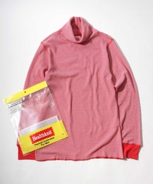 Healthknit(ヘルスニット)ベーシック ワッフルタートルネック長袖ロンT メンズ レディース ユニセックス/サーマル無地・ボーダー/1P