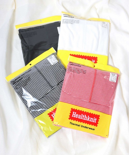 Healthknit（ヘルスニット）の「Healthknit（ヘルスニット）ベーシック ワッフルタートルネック長袖ロンT メンズ レディース ユニセックス/サーマル無地・ボーダー/1P（Tシャツ/カットソー・レディース・オフホワイト/ブラック/ブラック×ホワイト/レッド系その他/ネイビー×ホワイト/ブルー系その他/ブラウン系その他/グリーン系その他・M/L/XL）」の15枚目の写真