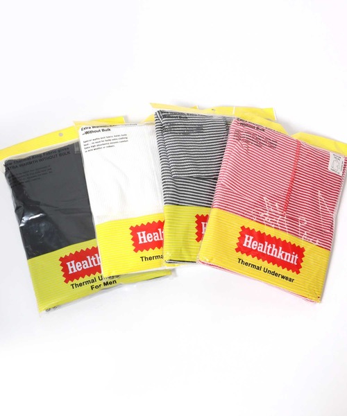 Healthknit（ヘルスニット）の「Healthknit（ヘルスニット）ベーシック ワッフルタートルネック長袖ロンT メンズ レディース ユニセックス/サーマル無地・ボーダー/1P（Tシャツ/カットソー・レディース・オフホワイト/ブラック/ブラック×ホワイト/レッド系その他/ネイビー×ホワイト/ブルー系その他/ブラウン系その他/グリーン系その他・M/L/XL）」の20枚目の写真