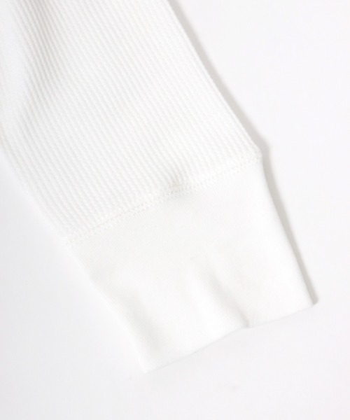 Healthknit（ヘルスニット）の「Healthknit（ヘルスニット）ベーシック ワッフルタートルネック長袖ロンT メンズ レディース ユニセックス/サーマル無地・ボーダー/1P（Tシャツ/カットソー・レディース・オフホワイト/ブラック/ブラック×ホワイト/レッド系その他/ネイビー×ホワイト/ブルー系その他/ブラウン系その他/グリーン系その他・M/L/XL）」の22枚目の写真