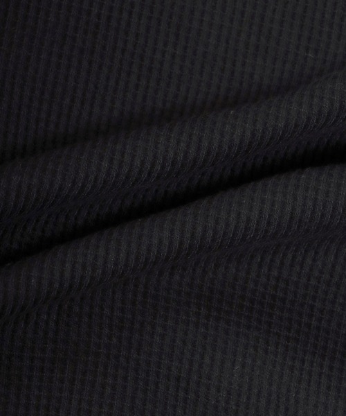 Healthknit（ヘルスニット）の「Healthknit（ヘルスニット）ベーシック ワッフルタートルネック長袖ロンT メンズ レディース ユニセックス/サーマル無地・ボーダー/1P（Tシャツ/カットソー・レディース・オフホワイト/ブラック/ブラック×ホワイト/レッド系その他/ネイビー×ホワイト/ブルー系その他/ブラウン系その他/グリーン系その他・M/L/XL）」の10枚目の写真