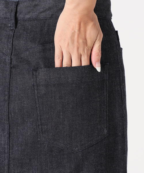 エーピーストゥディオap studioスリットデニムスカートA25248 エーピーストゥディオap studioスリットデニムスカートA25248