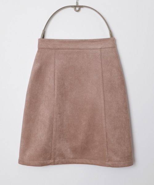 Honeys（ハニーズ）の「スエード台形スカート（スカート・レディース・グレー/アイボリー/ピンク・M/S/L）」の16枚目の写真