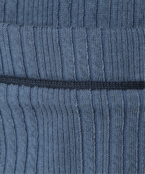 sleeping.com(スリーピングドットコム)の「オリジナルの香り付き素材 メンズ・ランダムストライプジャガードカットソー羽織(ルームウェア/パジャマ・メンズ・ブルー/オリーブ・フリ-)」の14枚目の写真