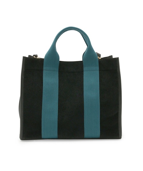 ROPE' PICNIC（ロペピクニック）の「軽量ホースヘア風スクエアトート＆ショルダーバッグ（ショルダーバッグ・レディース・ブラック/ベージュ/ピンク系その他2・FREE）」の18枚目の写真