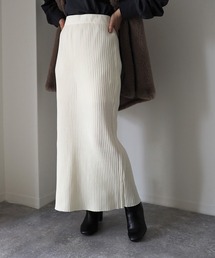 Riberry | ニットロングナロースカート(スカート)