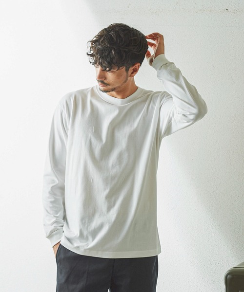 HANES(ヘインズ)の「HANES ロングスリーブTシャツ H5186L(Tシャツ/カットソー・メンズ・ホワイト/ブラック・XX-LARGE/XXX-LARGE)」の1枚目の写真