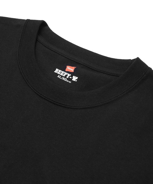 HANES(ヘインズ)の「HANES ロングスリーブTシャツ H5186L(Tシャツ/カットソー・メンズ・ホワイト/ブラック・XX-LARGE/XXX-LARGE)」の6枚目の写真