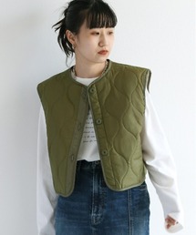 cepo | ショート キルトベスト　【WEB限定】(ベスト)