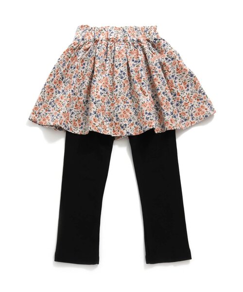 apres les cours（アプレレクール）の「WEB限定 スカート付きパンツ（スカート・キッズ・ブラック/カーキ/オレンジ/ブルー/その他3/ワインレッド・90/100/110/80/120/130/140）」の17枚目の写真