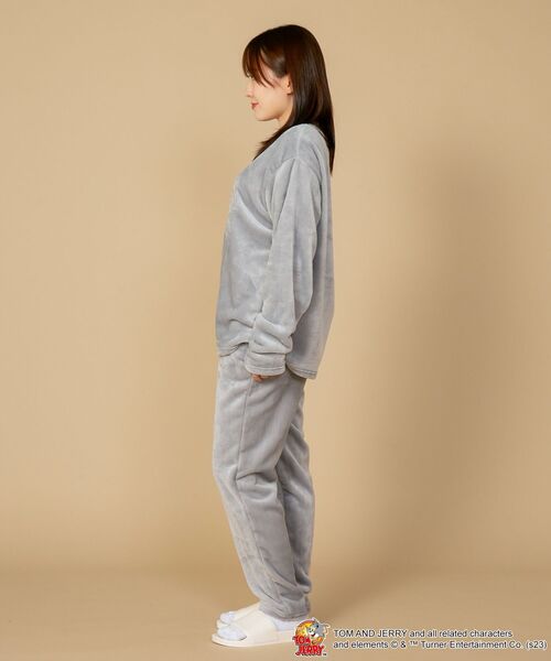 【TOM and JERRY/トムとジェリ―】もこもこボア ルームウェアセットアップ 上下セット(ルームウェア/パジャマ)|TOM&JERRY(トムアンドジェリー) 【TOM and JERRY/トムとジェリ―】もこもこボア ルームウェアセットアップ 上下セット(ルームウェア/パジャマ)|TOM&JERRY(トムアンドジェリー)