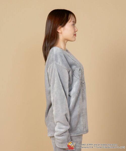 【TOM and JERRY/トムとジェリ―】もこもこボア ルームウェアセットアップ 上下セット(ルームウェア/パジャマ)|TOM&JERRY(トムアンドジェリー) 【TOM and JERRY/トムとジェリ―】もこもこボア ルームウェアセットアップ 上下セット(ルームウェア/パジャマ)|TOM&JERRY(トムアンドジェリー)