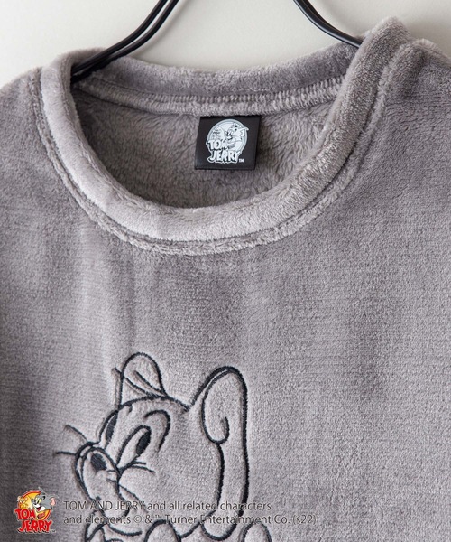 【TOM and JERRY/トムとジェリ―】もこもこボア ルームウェアセットアップ 上下セット(ルームウェア/パジャマ)|TOM&JERRY(トムアンドジェリー) 【TOM and JERRY/トムとジェリ―】もこもこボア ルームウェアセットアップ 上下セット(ルームウェア/パジャマ)|TOM&JERRY(トムアンドジェリー)