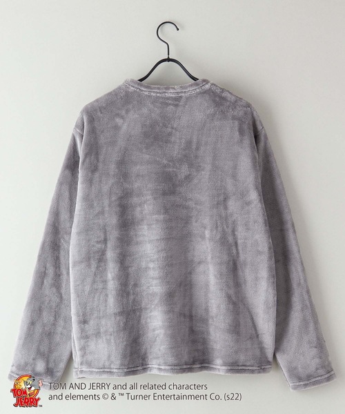 【TOM and JERRY/トムとジェリ―】もこもこボア ルームウェアセットアップ 上下セット(ルームウェア/パジャマ)|TOM&JERRY(トムアンドジェリー) 【TOM and JERRY/トムとジェリ―】もこもこボア ルームウェアセットアップ 上下セット(ルームウェア/パジャマ)|TOM&JERRY(トムアンドジェリー)