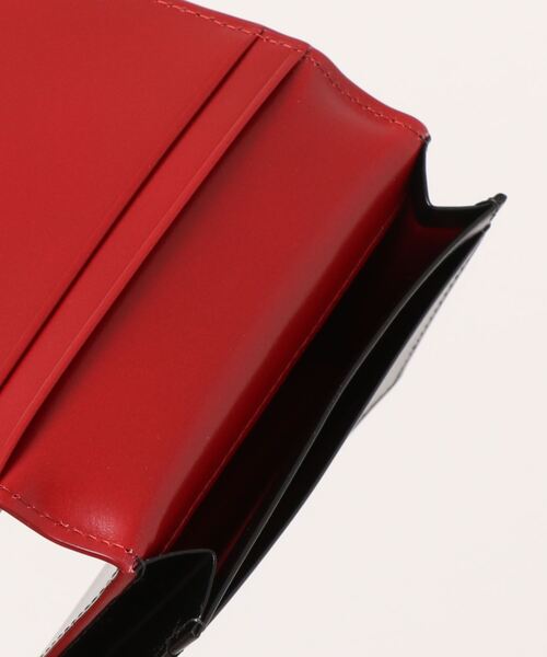 Vivienne Westwood ACCESSORIES(ヴィヴィアンウエストウッドアクセサリー)の「SIMPLE TINY ORB 名刺入れ/カードケース【859172 D77ER】(カードケース・レディース・ブラック/パープル/レッド・FREE)」の13枚目の写真