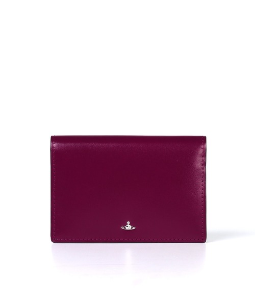 Vivienne Westwood ACCESSORIES(ヴィヴィアンウエストウッドアクセサリー)の「SIMPLE TINY ORB 名刺入れ/カードケース【859172 D77ER】(カードケース・レディース・ブラック/パープル/レッド・FREE)」の8枚目の写真