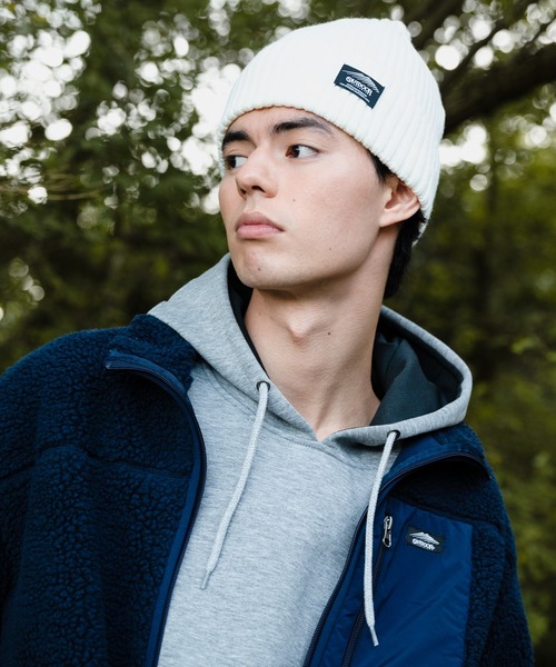 OUTDOOR PRODUCTS(アウトドアプロダクツ)の「裏フリース ニットキャップ ビーニー(ニットキャップ/ビーニー・メンズ・ベージュ/ネイビー/ホワイト/ライトグレー/ブラック/ワイン/オリーブ/チャコールグレー・FREE)」の19枚目の写真