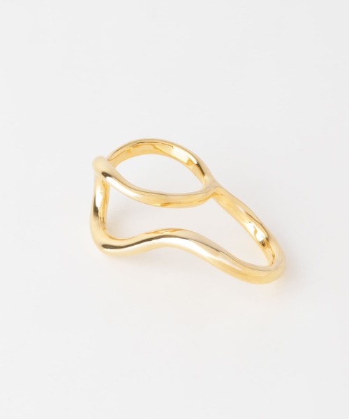 SMELLY（スメリー）の「マガリダブルフィンガーリング（リング・レディース・ゴールド・-）」の4枚目の写真