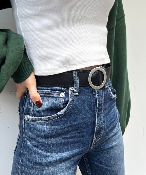 SPIRALGIRL（スパイラルガール）の「リバーシブルリングベルト（ベルト・レディース・ブラック・FREE）」の4枚目の写真