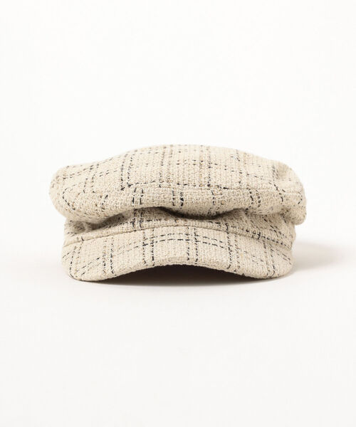 B:MING by BEAMS（ビーミングバイビームス）の「B:MING by BEAMS / ツイード マリン キャスケット（キャスケット・レディース・ブラック/ホワイト系その他5・ONE SIZE）」の4枚目の写真