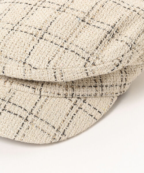 B:MING by BEAMS（ビーミングバイビームス）の「B:MING by BEAMS / ツイード マリン キャスケット（キャスケット・レディース・ブラック/ホワイト系その他5・ONE SIZE）」の8枚目の写真