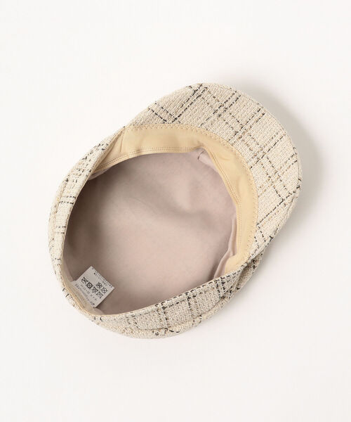 B:MING by BEAMS（ビーミングバイビームス）の「B:MING by BEAMS / ツイード マリン キャスケット（キャスケット・レディース・ブラック/ホワイト系その他5・ONE SIZE）」の6枚目の写真