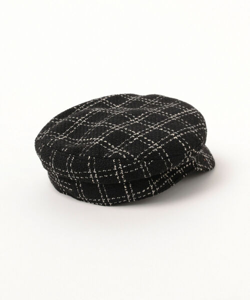 B:MING by BEAMS（ビーミングバイビームス）の「B:MING by BEAMS / ツイード マリン キャスケット（キャスケット・レディース・ブラック/ホワイト系その他5・ONE SIZE）」の9枚目の写真