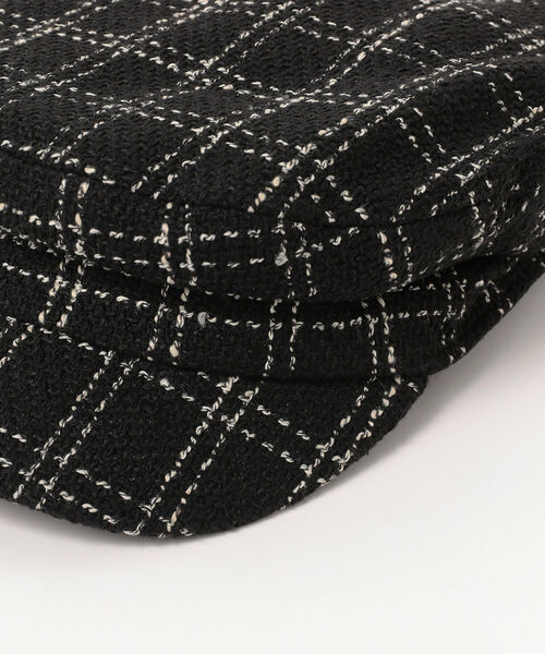 B:MING by BEAMS（ビーミングバイビームス）の「B:MING by BEAMS / ツイード マリン キャスケット（キャスケット・レディース・ブラック/ホワイト系その他5・ONE SIZE）」の7枚目の写真