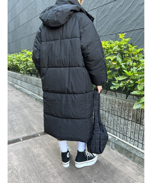 PHILLY（フィリー）の「ロング中綿キルトブルゾン（ブルゾン・レディース・ホワイト/ブラック/オレンジ・FREE）」の13枚目の写真