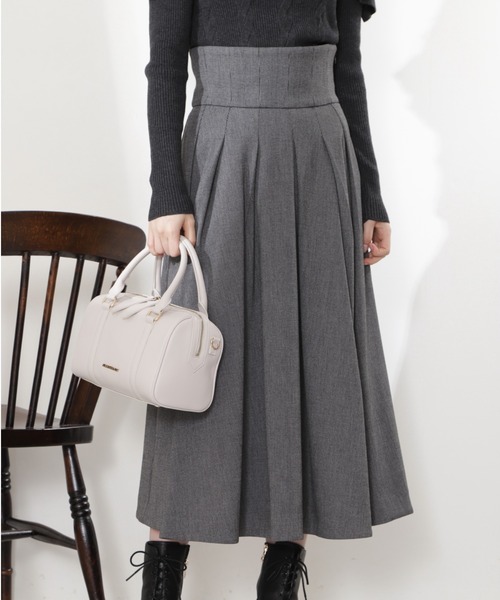 JILL STUART（ジルスチュアート）の「◆ジアンナスカート（スカート・レディース・ブラック/ピンク・2/0/4）」の2枚目の写真