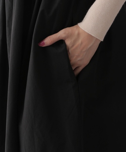 LOWRYS FARM(ローリーズファーム)の「スクエアギャザーキャミワンピース 169491(ワンピース・レディース・ブラック/ブラウン/ブラック系その他・FREE)」の9枚目の写真