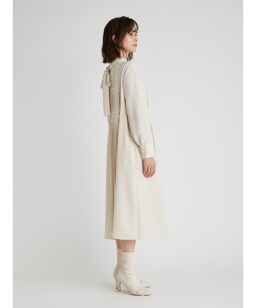 タグ付き✨ セルフォード ボウタイワンピース プリーツ 38 A