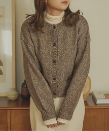 Ambre Neige | ２WAYミックスカラーカーディガン／【WEB/EC限定商品】(カーディガン/ボレロ)