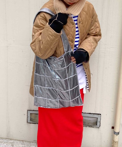 CONTROL FREAK / CTFK（コントロールフリーク）の「CONTROL FREAK(コントロールフリーク)ブロッキングトート（トートバッグ・レディース・ブラック/ライトグレー/シルバー/ブロンズ/ブルー・FREE）」の8枚目の写真