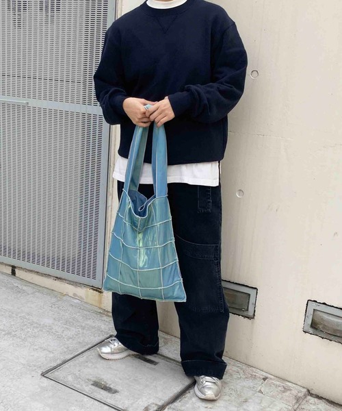 CONTROL FREAK / CTFK（コントロールフリーク）の「CONTROL FREAK(コントロールフリーク)ブロッキングトート（トートバッグ・レディース・ブラック/ライトグレー/シルバー/ブロンズ/ブルー・FREE）」の19枚目の写真