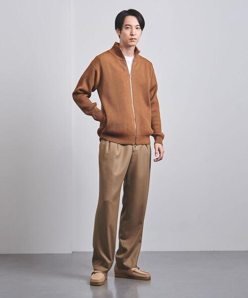 UNITED ARROWS(ユナイテッドアローズ)の「パタゴニアウール ドライバーズニット(カーディガン/ボレロ・メンズ・ブラック/ベージュ/ロイヤルブルー・L/M/XL/S)」の7枚目の写真