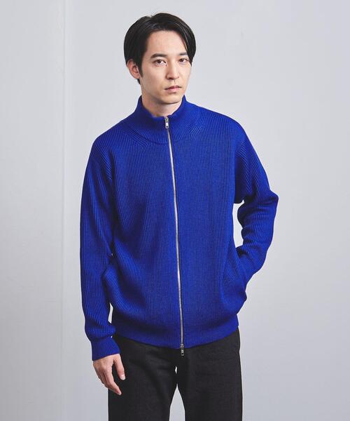 UNITED ARROWS(ユナイテッドアローズ)の「パタゴニアウール ドライバーズニット(カーディガン/ボレロ・メンズ・ブラック/ベージュ/ロイヤルブルー・L/M/XL/S)」の8枚目の写真