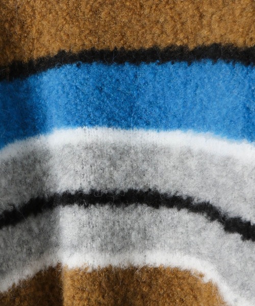 niko and...（ニコアンド）の「[MODE NORM CORE] 起毛マルチボーダープルオーバー（ニット/セーター・レディース・イエロー/ライトグレー・FREE）」の19枚目の写真