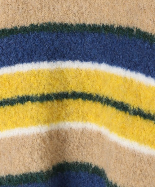 niko and...（ニコアンド）の「[MODE NORM CORE] 起毛マルチボーダープルオーバー（ニット/セーター・レディース・イエロー/ライトグレー・FREE）」の20枚目の写真